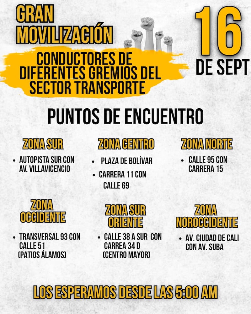 Movilizaciones 16 de septiembre