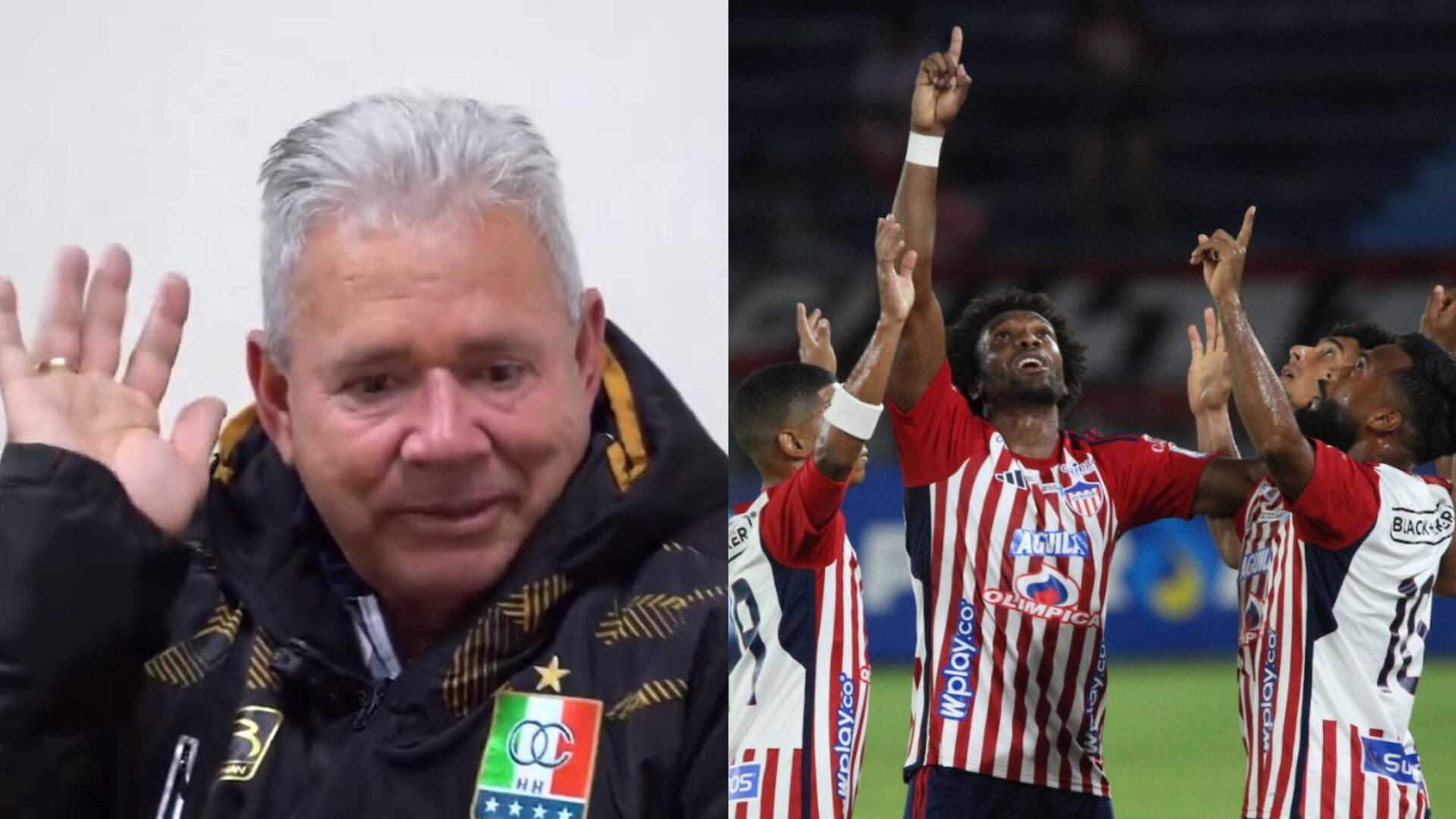 Once Caldas y Junior - Fotos: Captura de pantalla y redes sociales del Junior