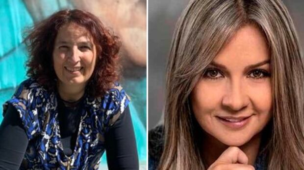 Luz María Sierra, directora de El Colombiano, y Vicky Dávila, directora de Semana.