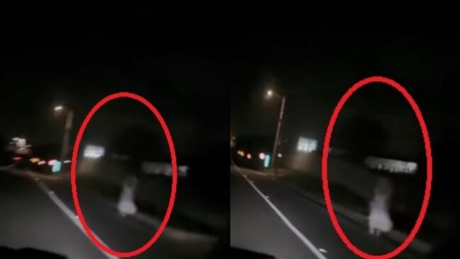 Imagen del supuesto fantasma de la novia de Puerto Colombia.