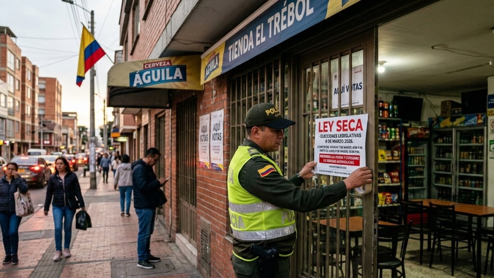 Ley Seca en Colombia por Elecciones 2026
