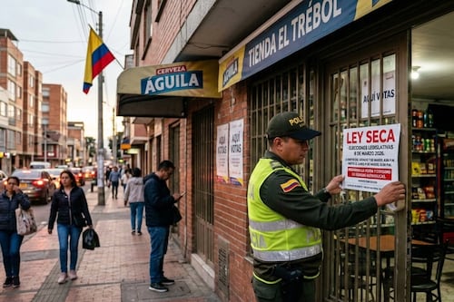 ¿A qué hora empieza a regir Ley Seca en Colombia por las elecciones al congreso del 8 de marzo?