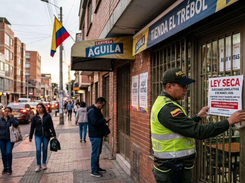 ¿A qué hora empieza a regir Ley Seca en Colombia por las elecciones al congreso del 8 de marzo?