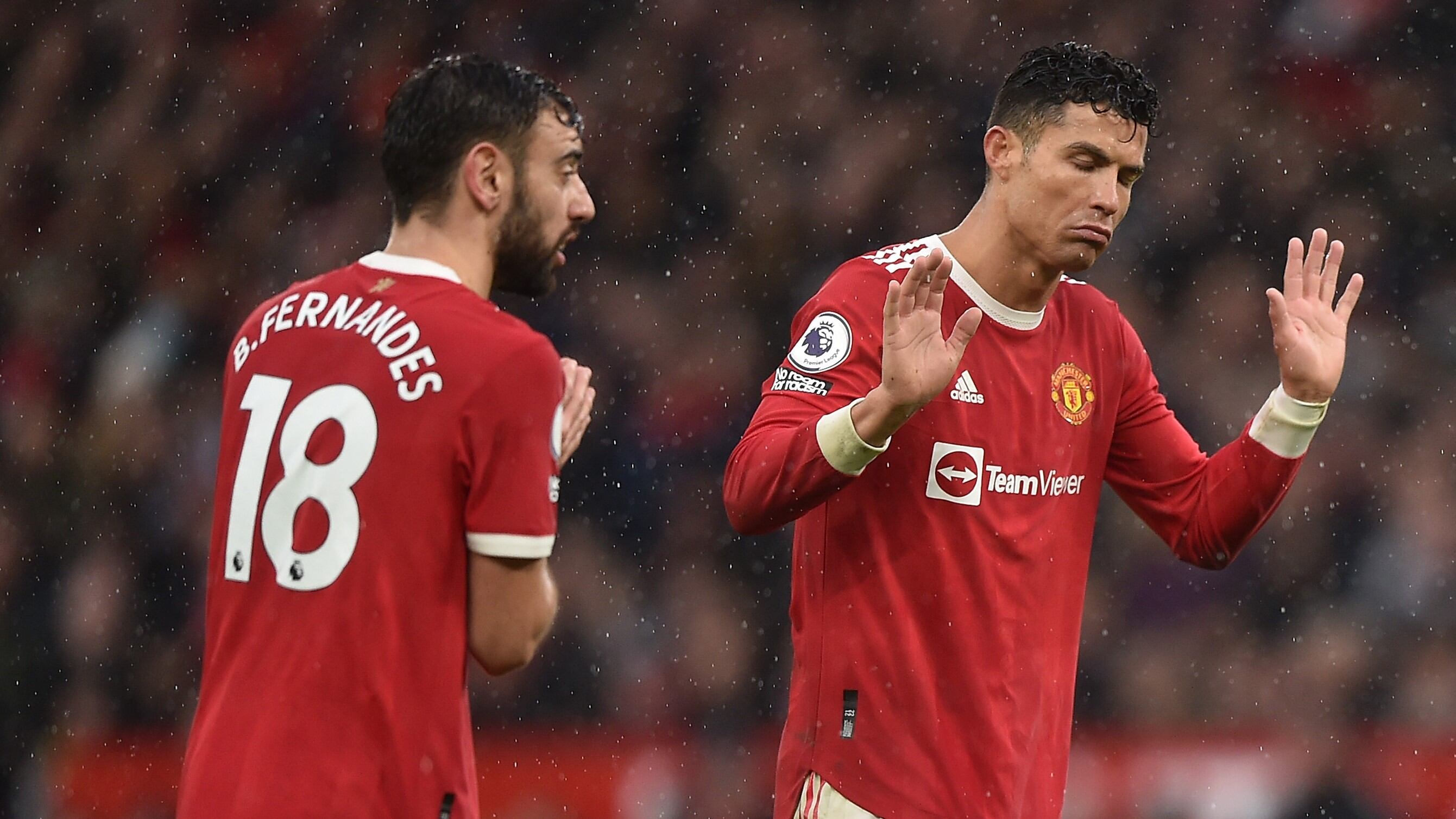 Cristiano Ronaldo y Bruno Fernandes