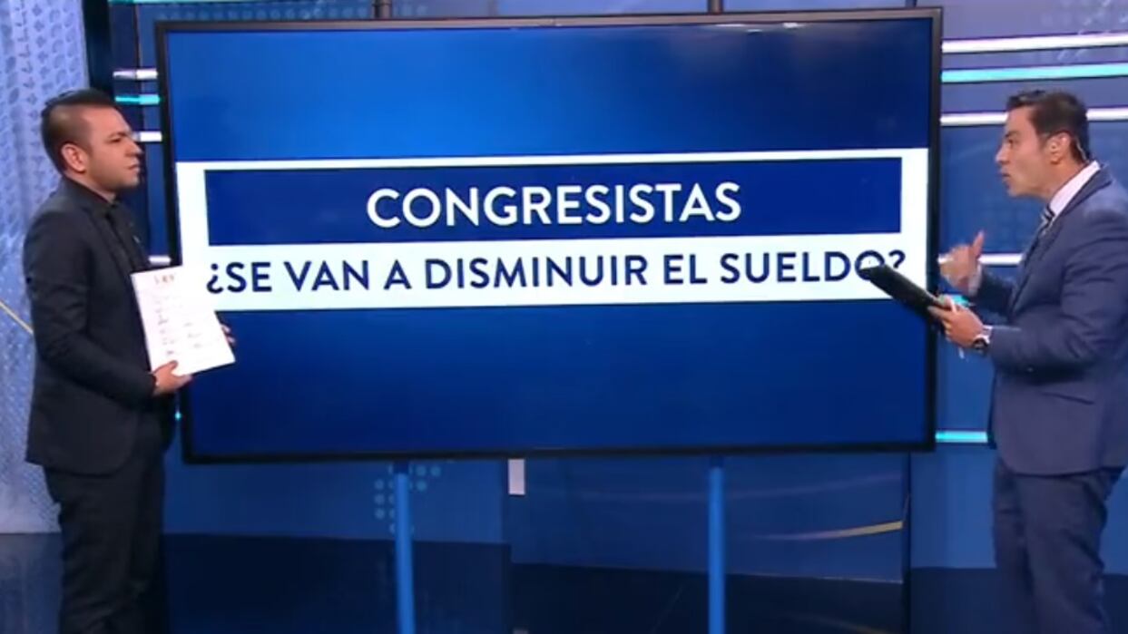 Entrevista del senador Jota Pe Hernández y Juan Diego Alvira sobre redudcción de sueldos a congresistas.