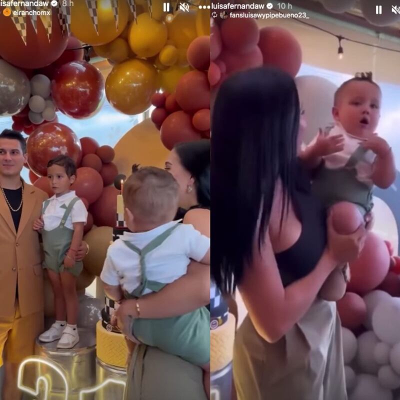 Luisa Fernanda W: Enemiga del planeta mientras celebraba el cumpleaños de sus hijos