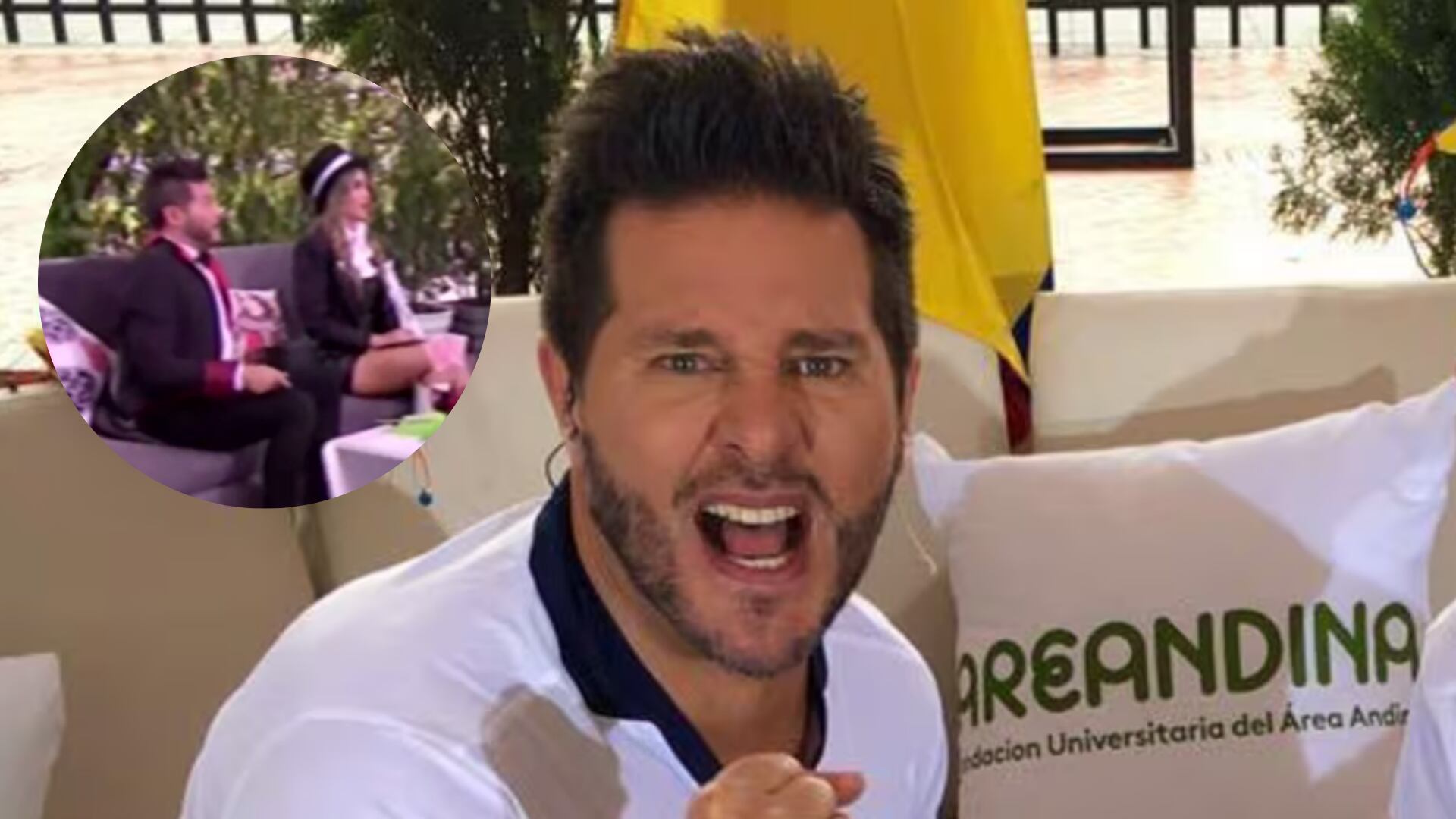 Marcelo Cezán escupió en vivo en Bravíssimo