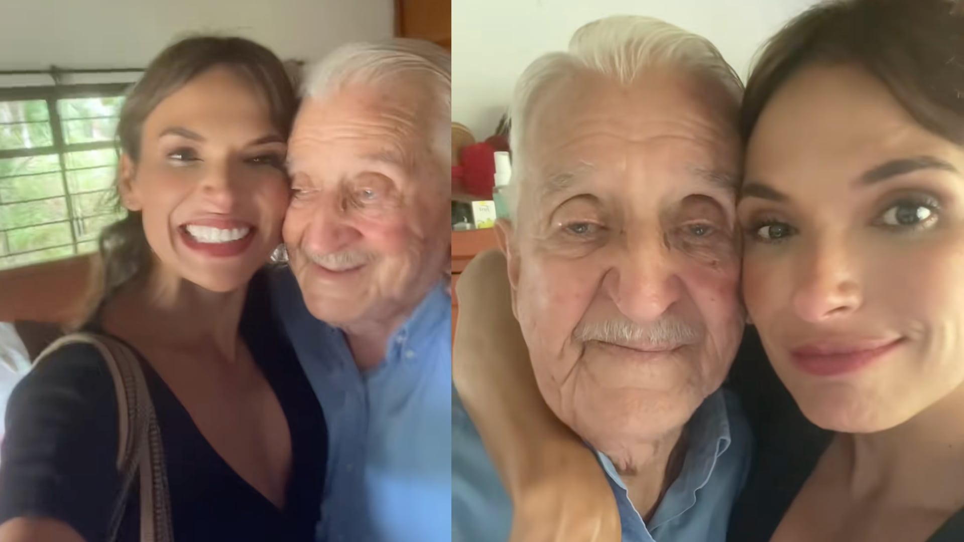 Margarita Reyes y su padre