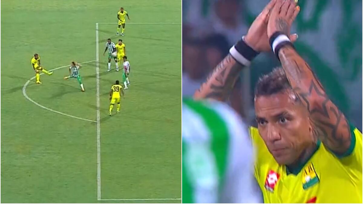 Dayro Moreno le metió una pinturita a Nacional y pidió perdón por marcarle