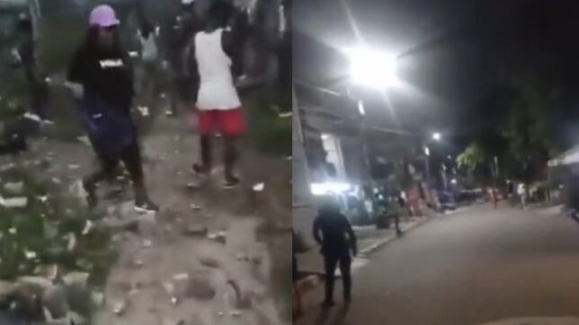 Foto del atentado con explosivos deja cinco heridos en zona residencial del oriente de Cali.