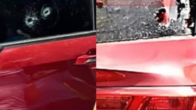 Balacera al norte de Barranquilla: abogado y su hija en una camioneta quedaron en medio de los disparos.