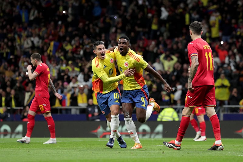 Vea el gol de Jhon Córdoba hoy en la selección Colombia vs Rumania