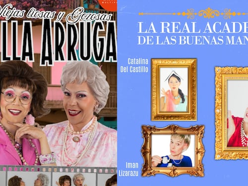 Teatro sí hay: el glamour se toma Bogotá con las tías de ‘Villa Arruga’ y ‘La Real Academia de las Buenas Maneras’.