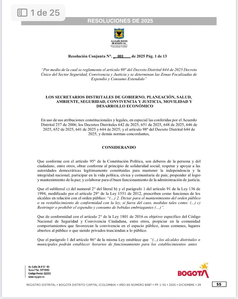 Archivo: Alcaldía de Bogotá