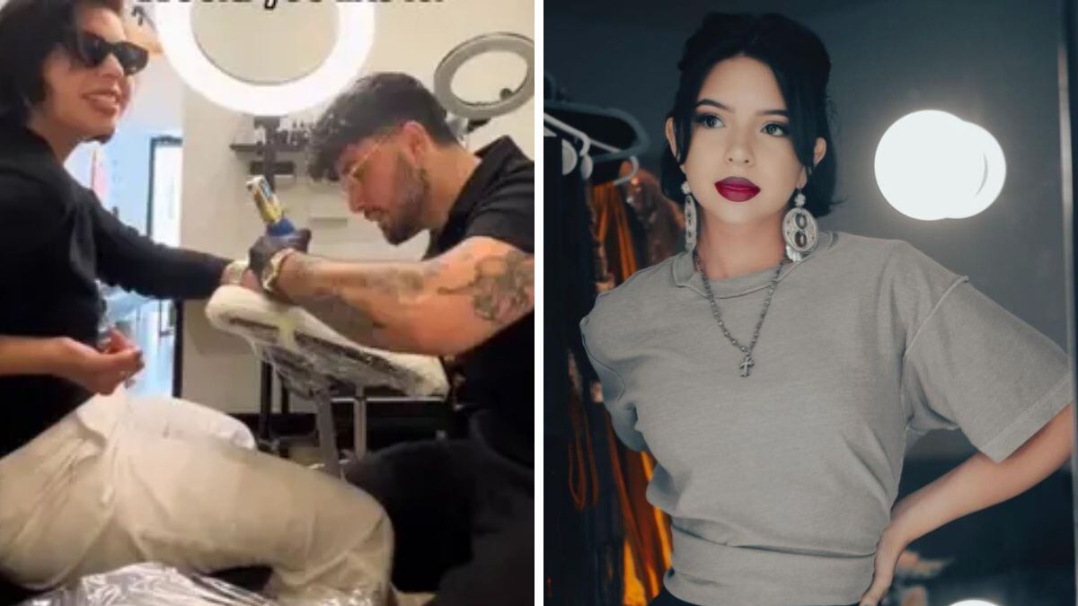 Ángela Aguilar decidió hacerse un nuevo tatuaje.