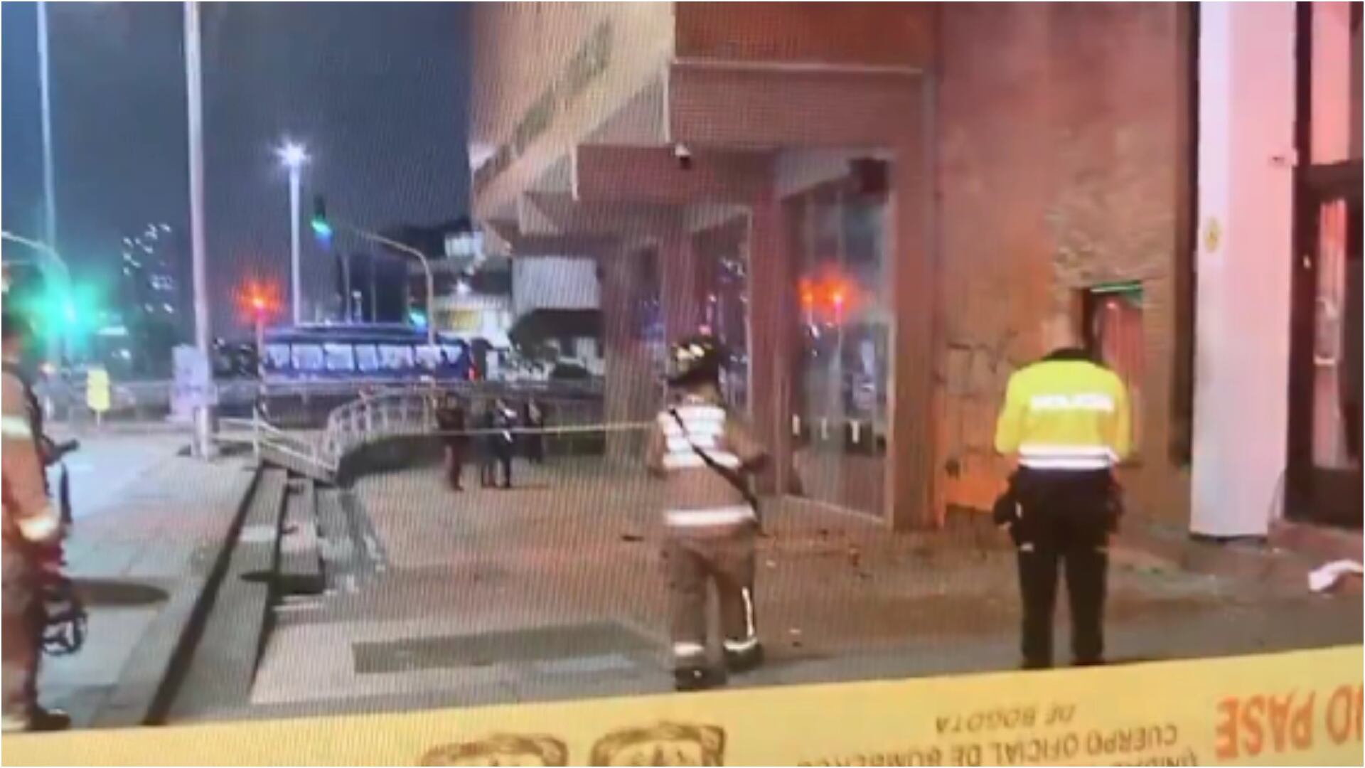 Explosión cerca al Concejo de Bogotá (Foto: @jnietoblanco)