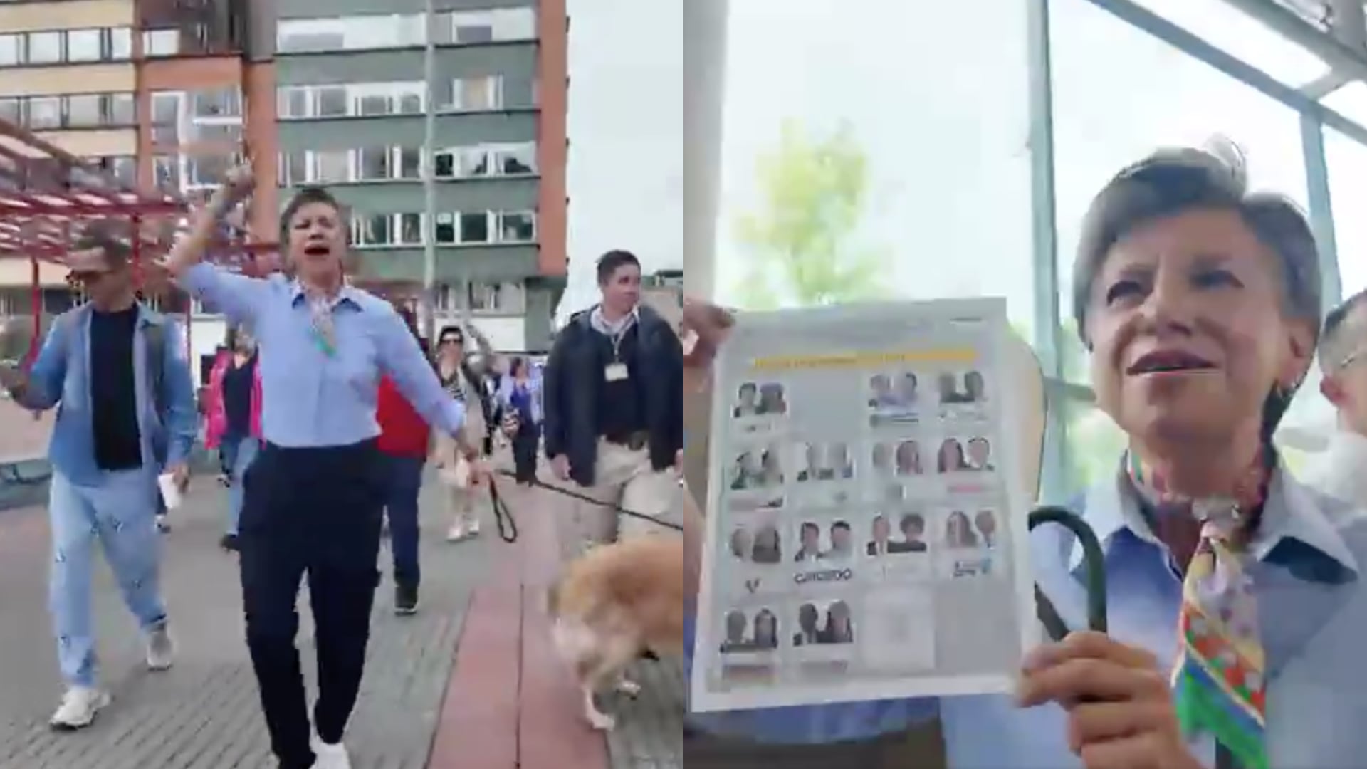 Claudia López - Foto: Videos difundidos en redes el 31 de mayo del 2026