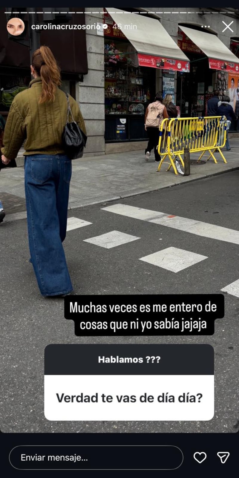 Carolina Cruz aclara si se va de Día a día