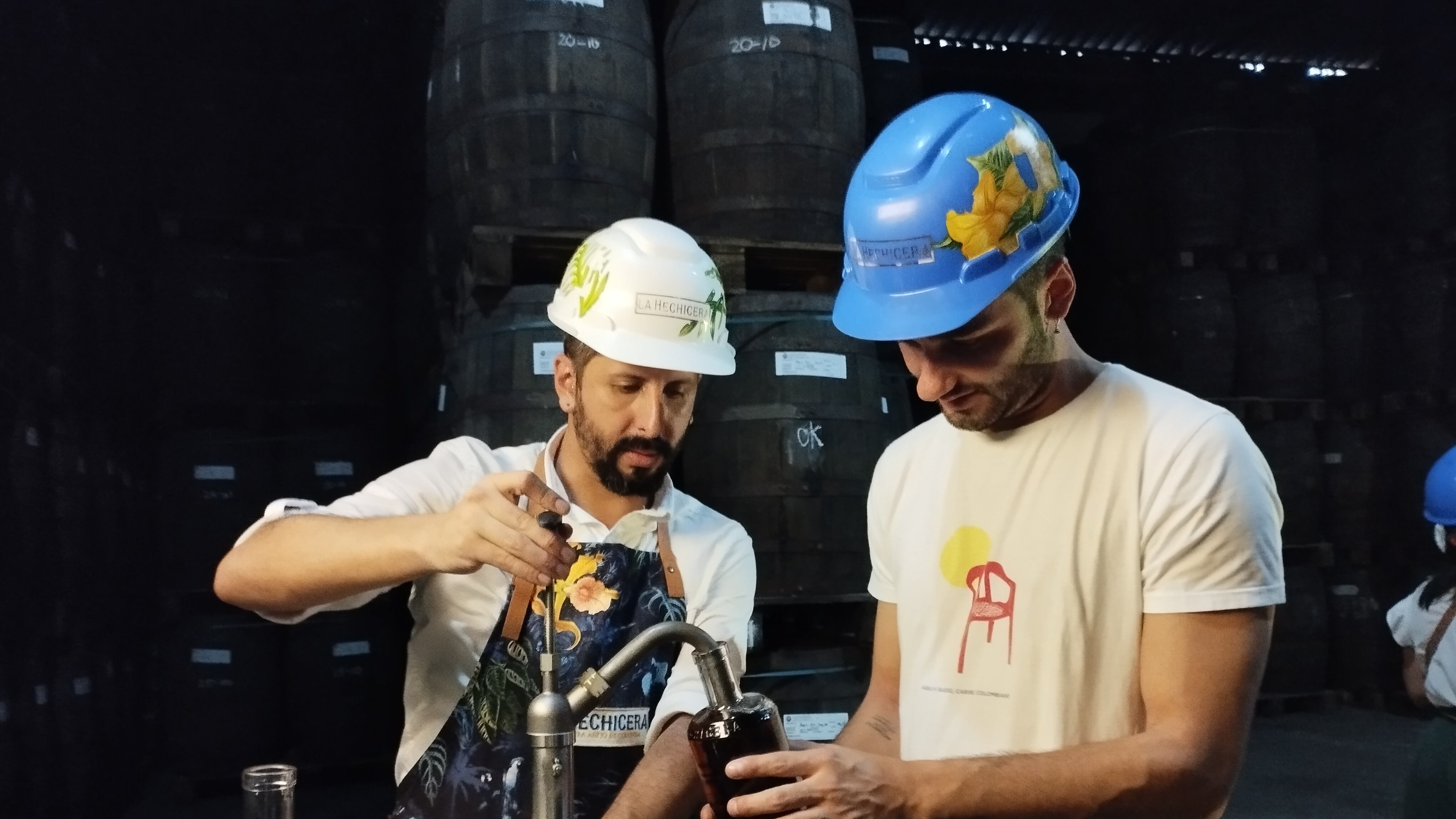 Bodega de Ron La Hechicera en Barranquilla.