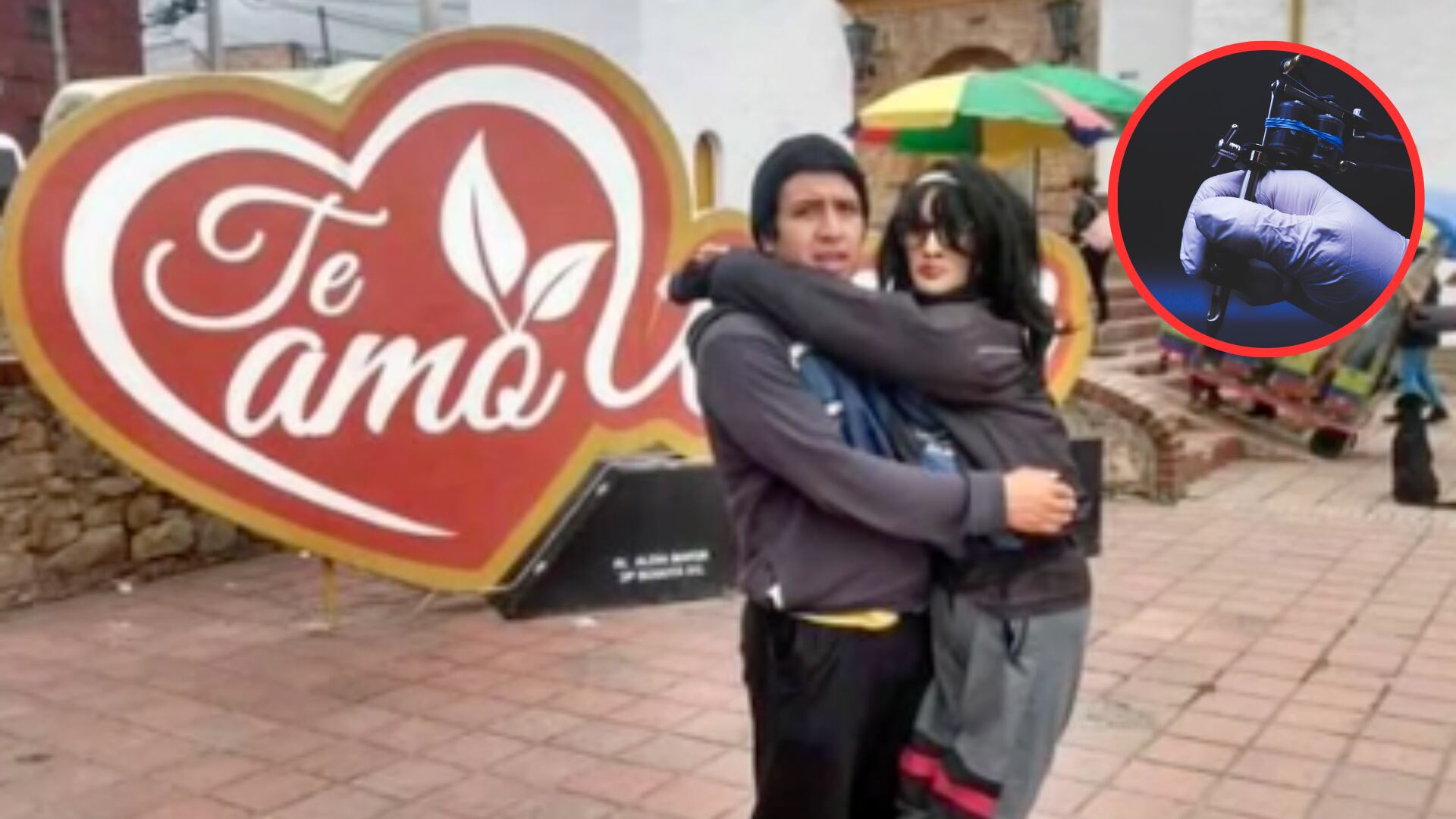 Esposa de trapo de Cristian Montenegro, se tatuó su nombre