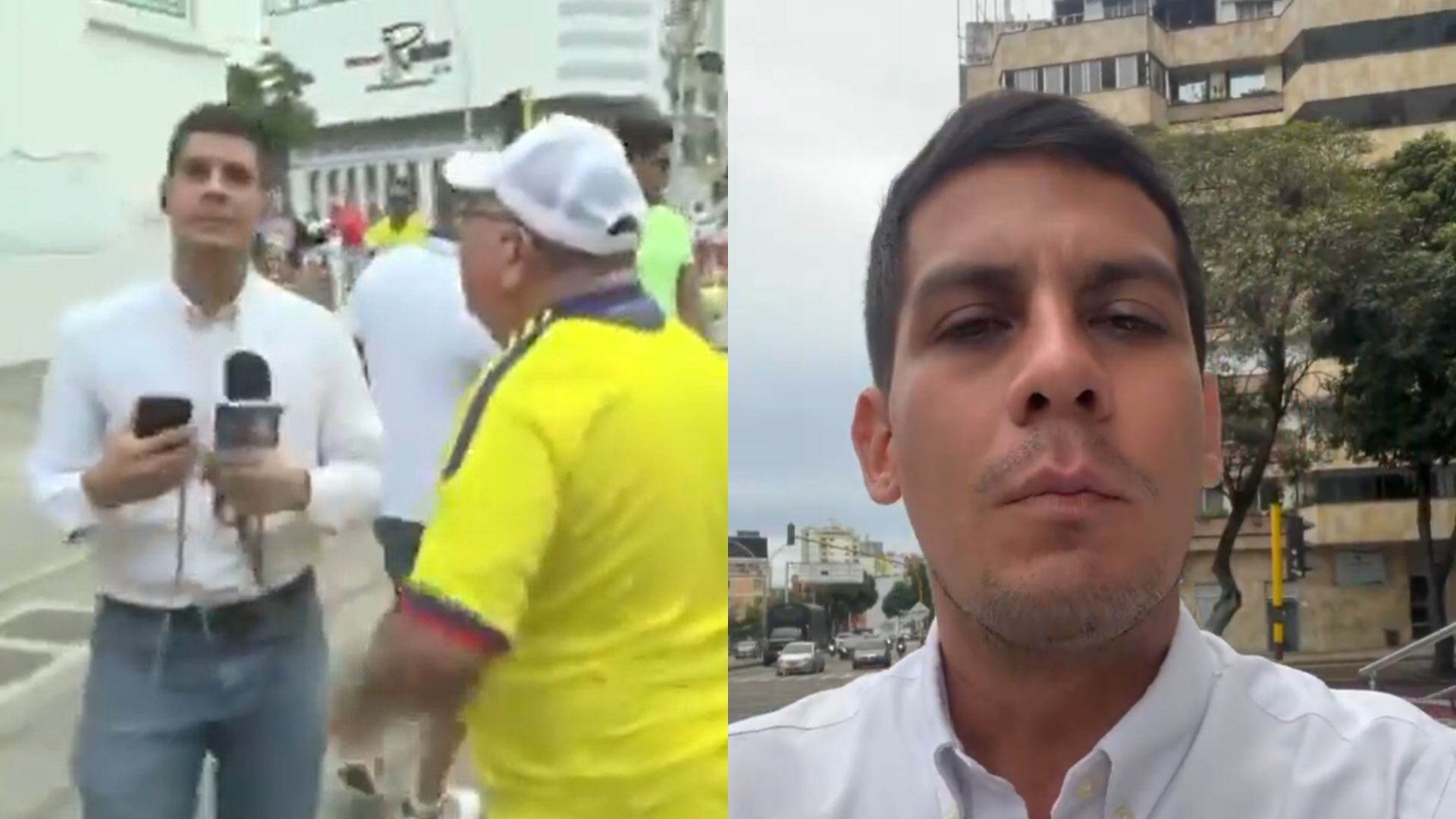 Agresión contra periodista