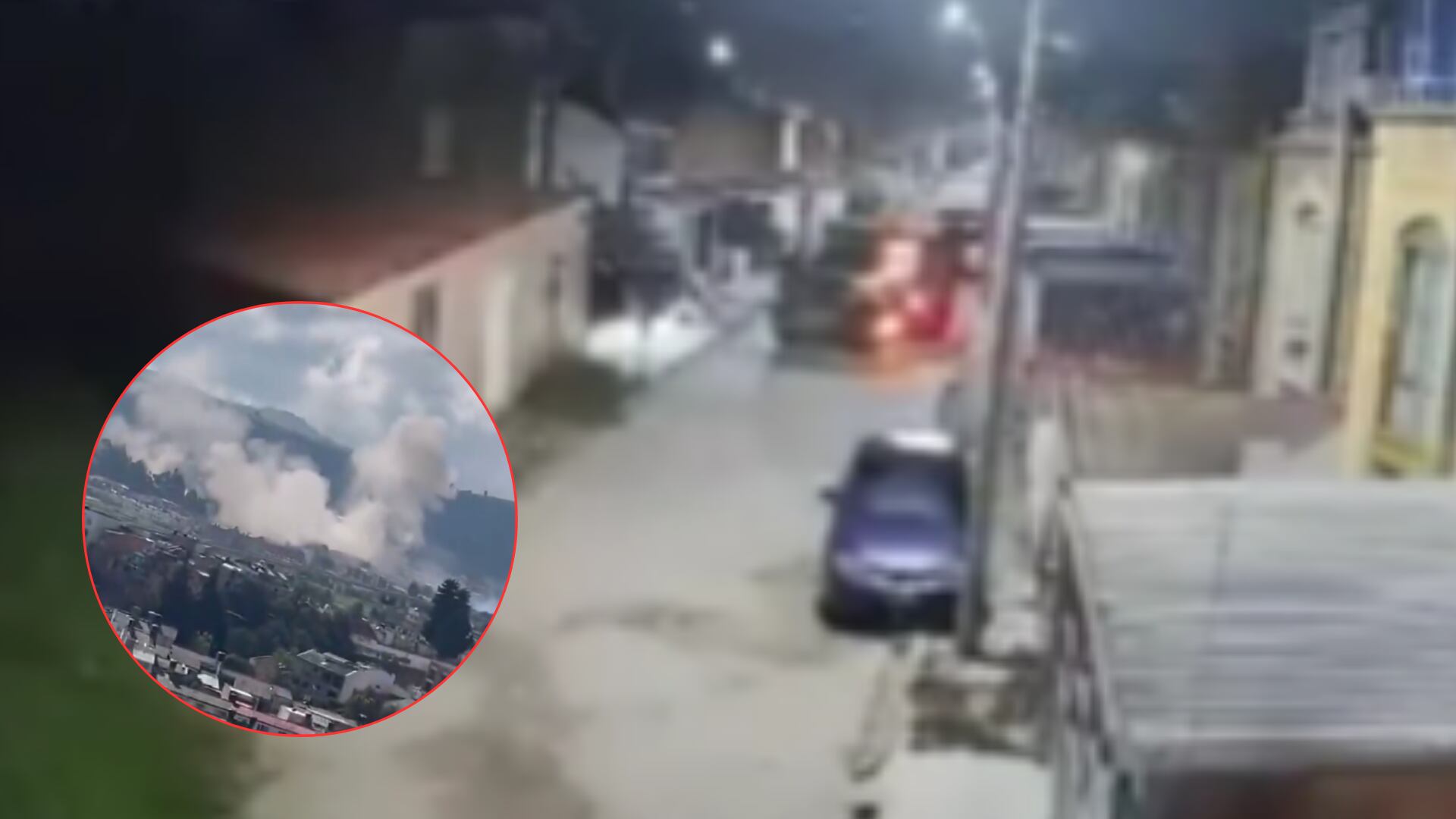 Volqueta con explosivos en Tunja llegó en la madrugada; hay videos