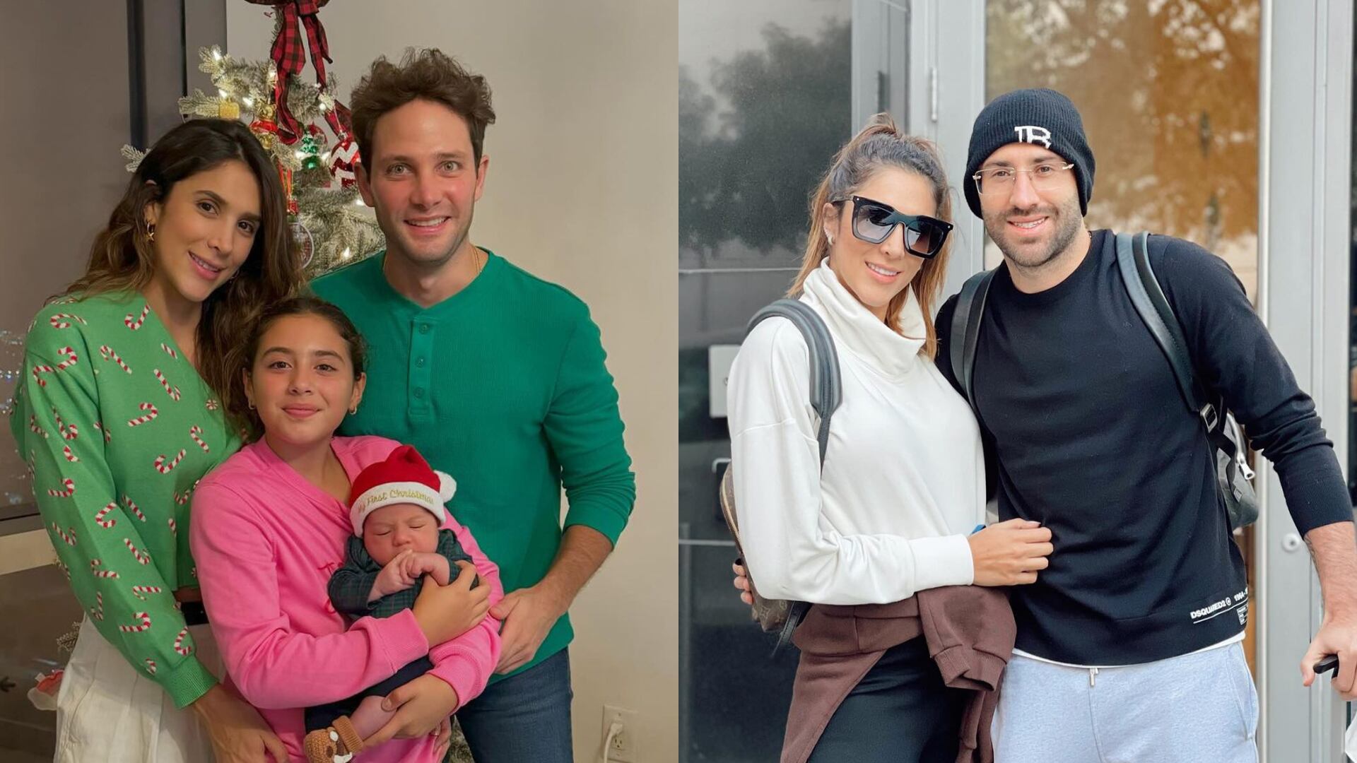 David Ospina por fin conoció a su sobrino, el hijo de Daniela Ospina y Gabriel Coronel.