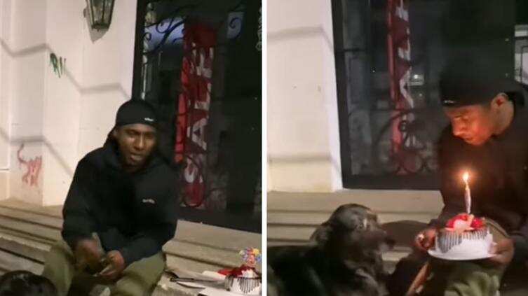 Video viral de exhabitante de calle.