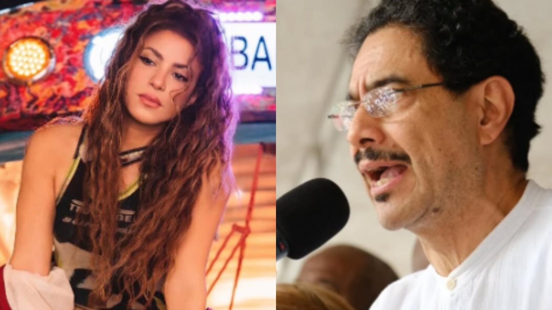 La cantante Shakira y el senador Iván Cepeda tendrían un parentesco.