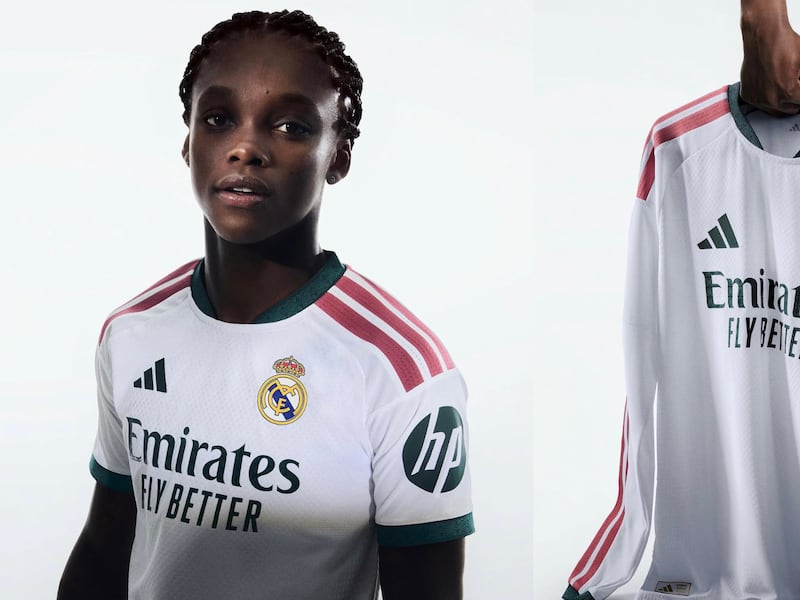 Linda Caicedo fue protagonista en la presentación de la nueva camiseta del Real Madrid