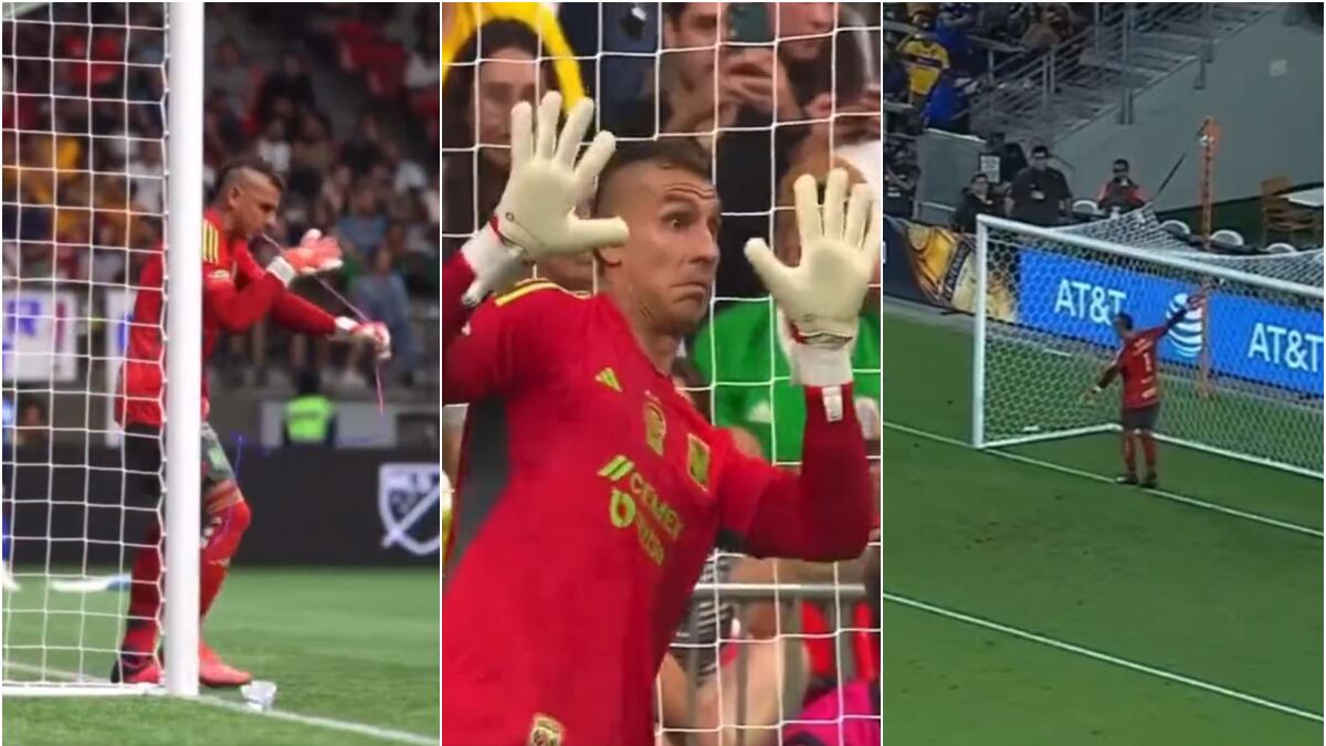 Nahuel Guzmán se contagió del Dibu Martínez y montó nuevo show circense en pleno penal