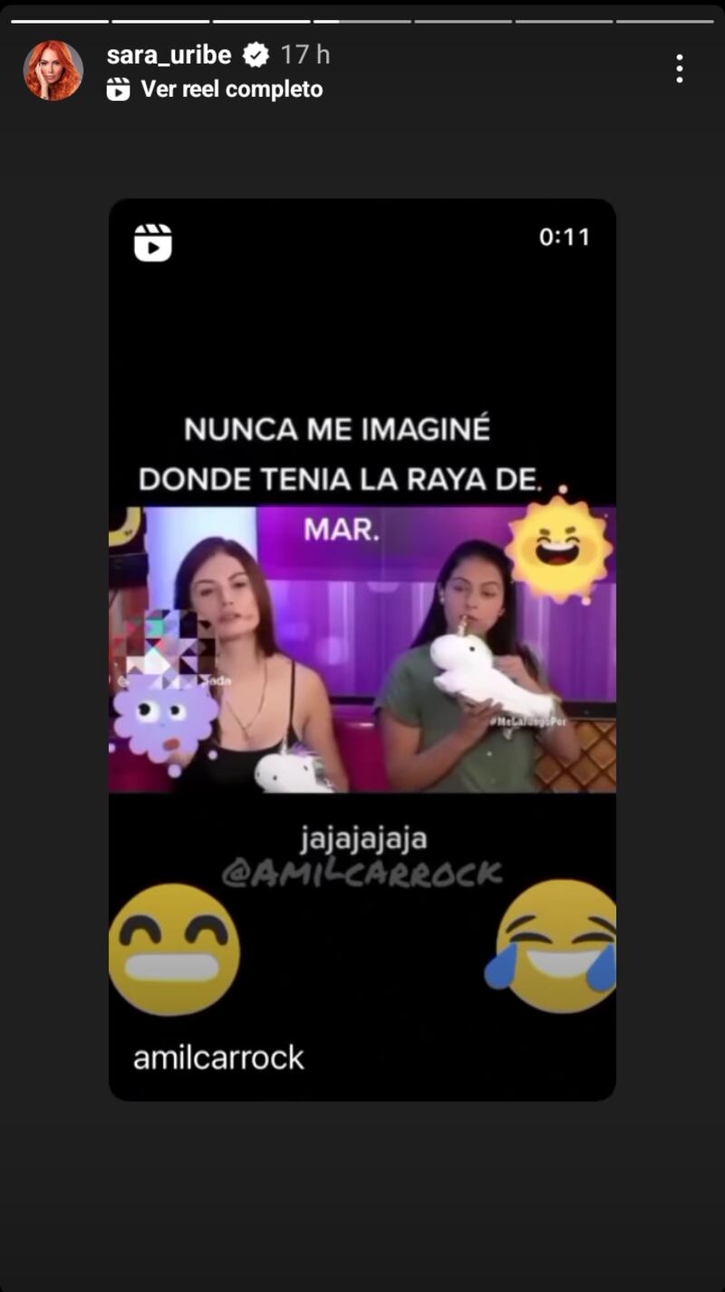 Sara Uribe recordó con humor la vergüenza que pasó en un programa