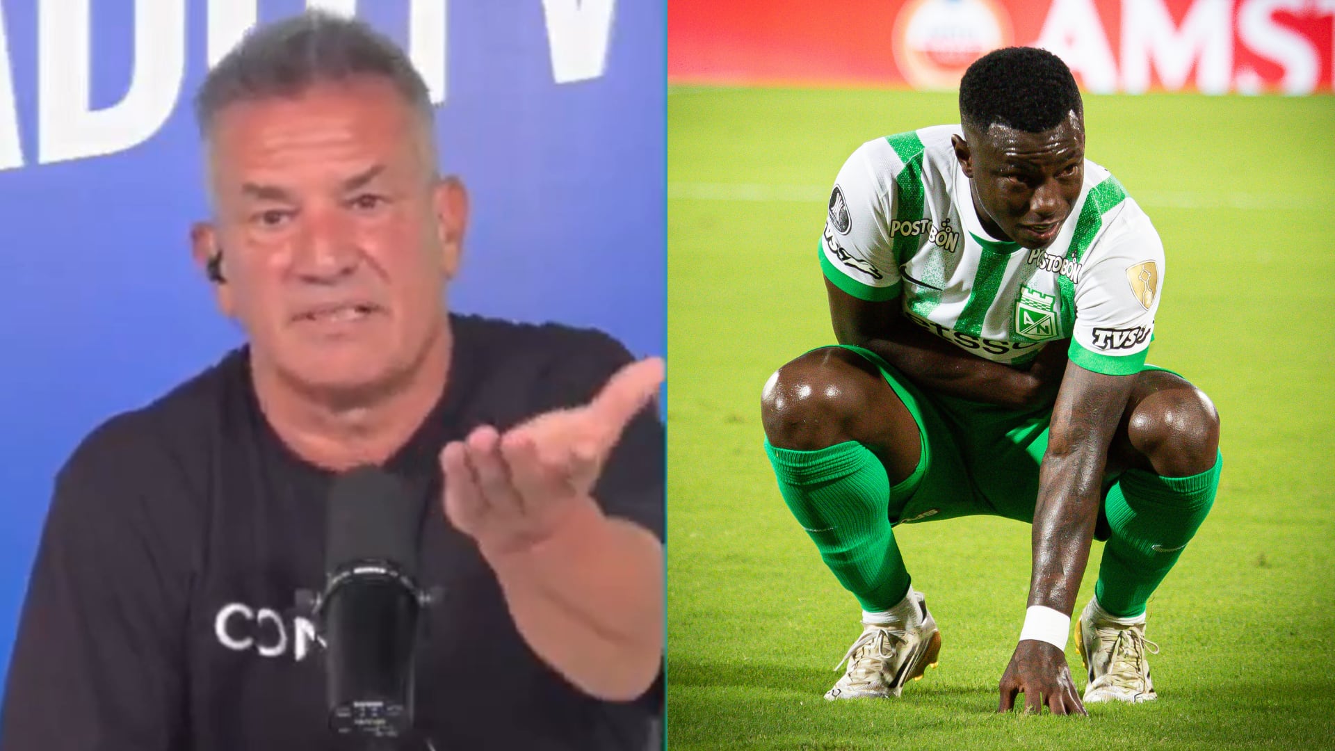 Diego Díaz y Marino Hinestroza - Fotos: Captura de pantalla del programa deportivo y foto tomada por Helber Vargas