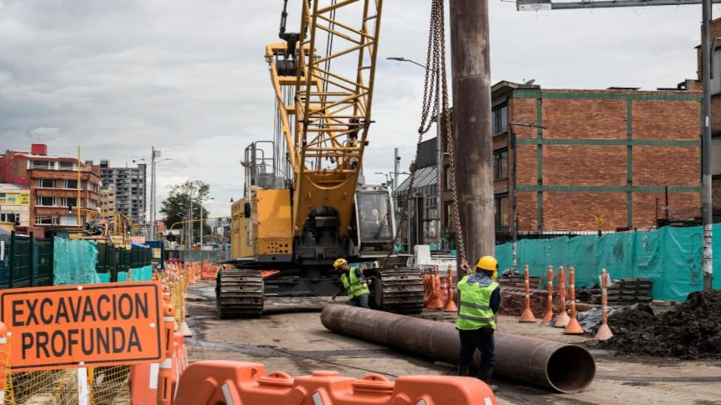 Obras del Metro de Bogotá avanzan a toda máquina.