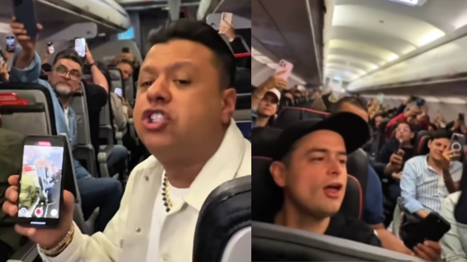 Hijo de Diomedes Díaz sorprendió a pasajeros de un avión con recital en el aire