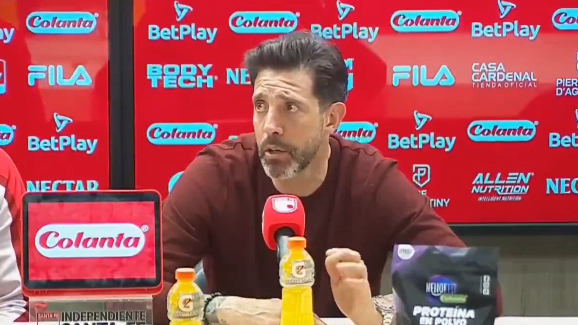 Jorge Bava en rueda de prensa - Foto: Captura de pantalla de la Dimayor