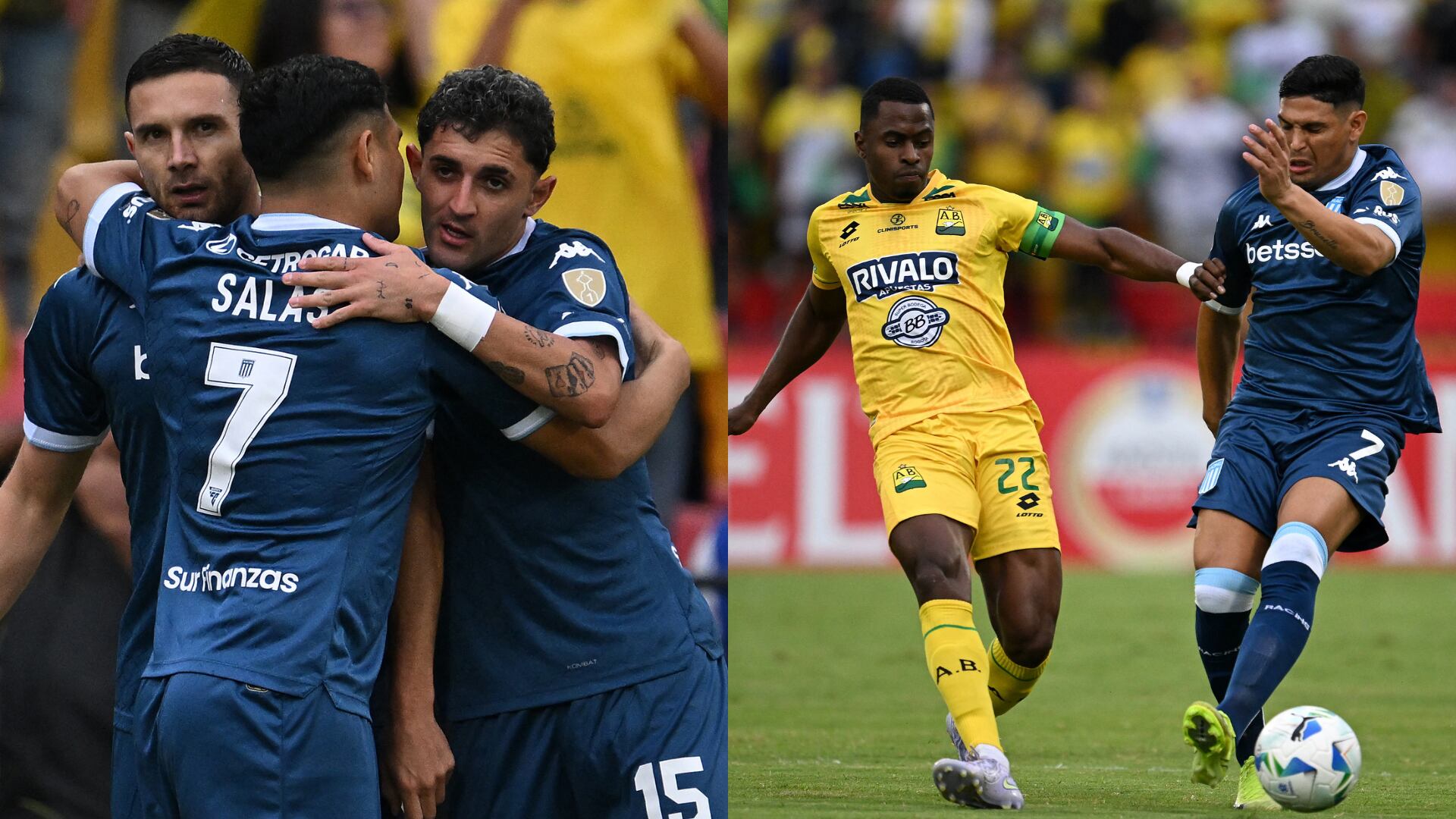 Bucaramanga y Racing - Fotos: CONMEBOL