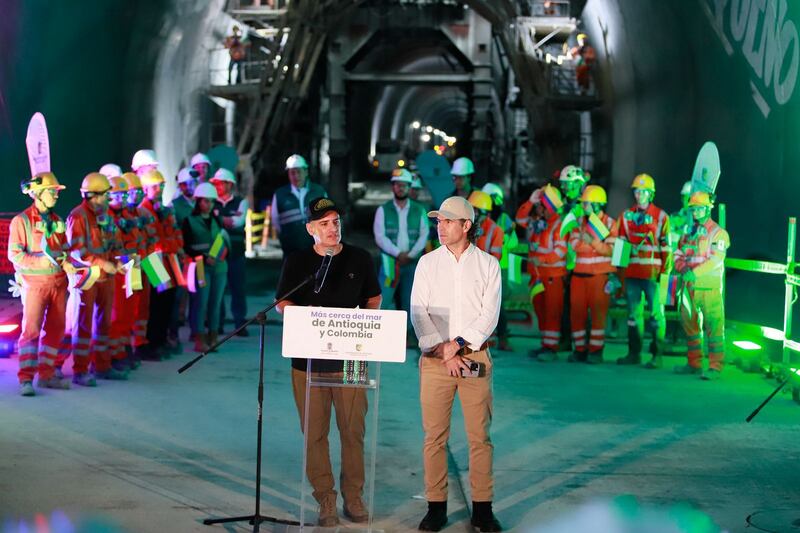 Túnel del Toyo conectará a Antioquia con el mar.