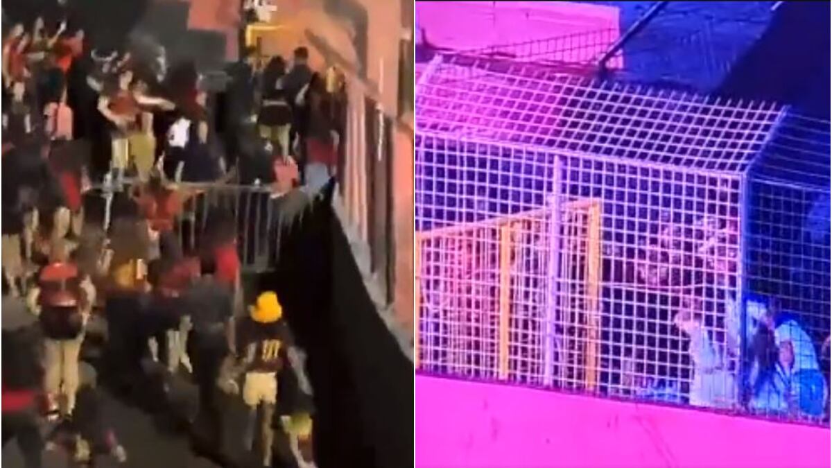 Llenaron la cancha de mujeres y niños para evitar violencia, pero todo ardió