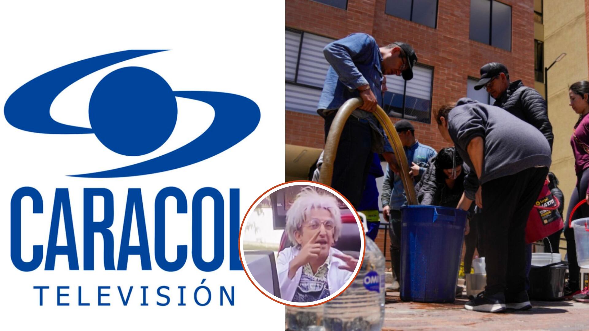 Programa Tentaciones Caracol pronóstico el racionamiento de agua en Bogotá.