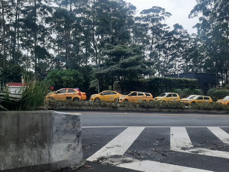 Paro de taxistas en Medellín