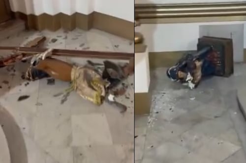 Cierra iglesia La Ermita, en Cali, tras ataque de hombre que causó destrozos diciendo ser “el Diablo”
