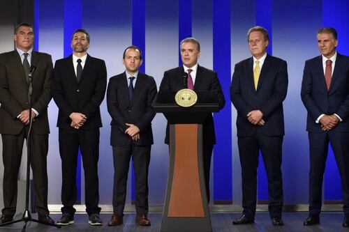 El anuncio de presidencia sobre la Copa América 2020 en medio del partido Colombia VS Chile
