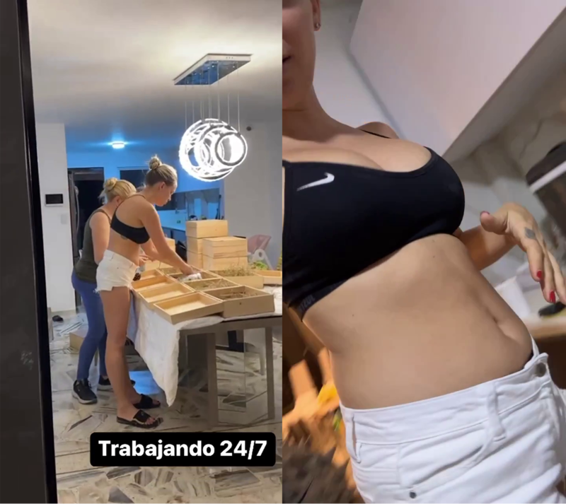 Elizabeth Loaiza mostró una curiosa "barriguita" en sus historias