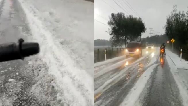 Granizada y lluvias en Cundinamarca y Bogotá.