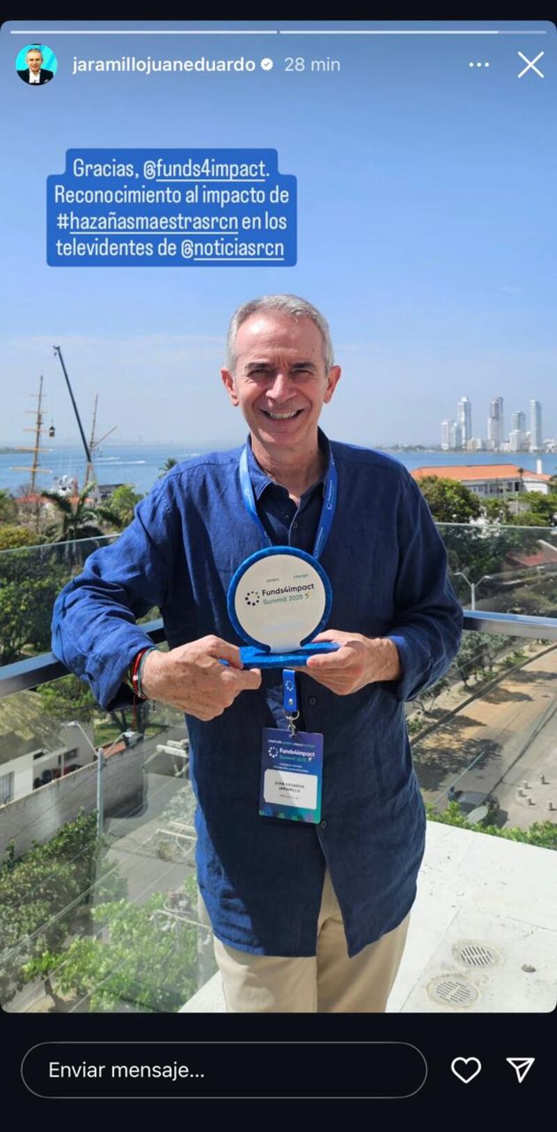 Juan Eduardo Jaramillo de Noticias RCN