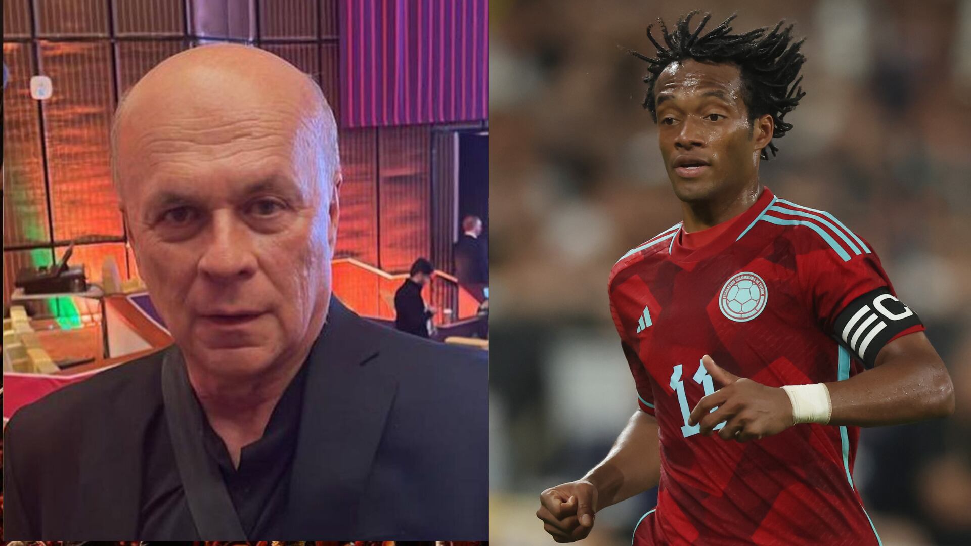 Carlos Antonio Vélez y Juan Guillermo Cuadrado