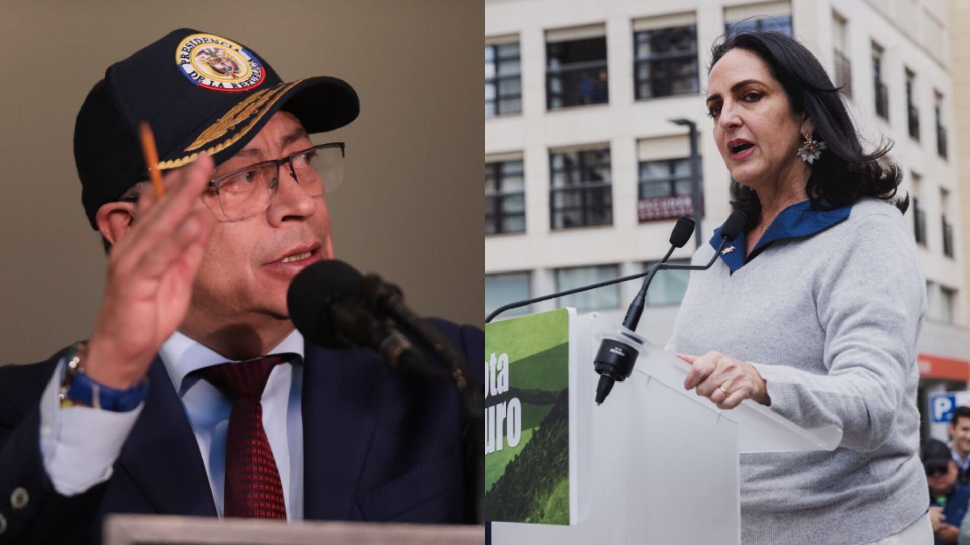 Discusión de Petro y Cabal en relación a cifras de coca y homicidios.