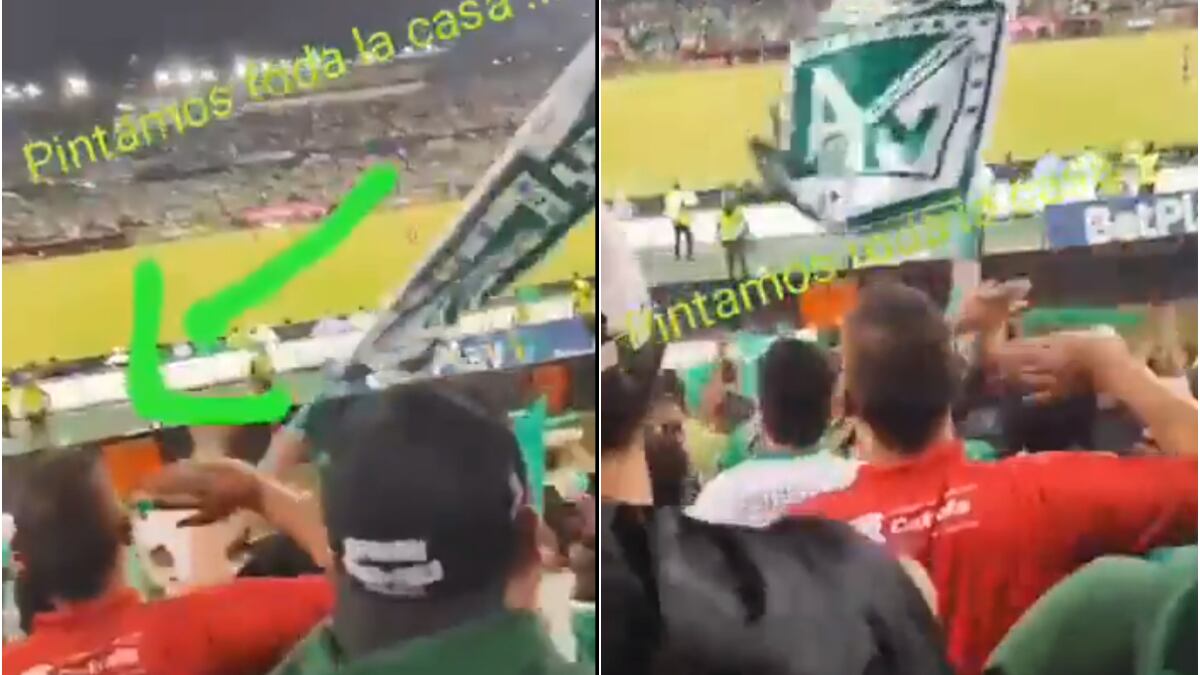 Hincha del DIM se animó de más y terminó alentando a Nacional en el clásico