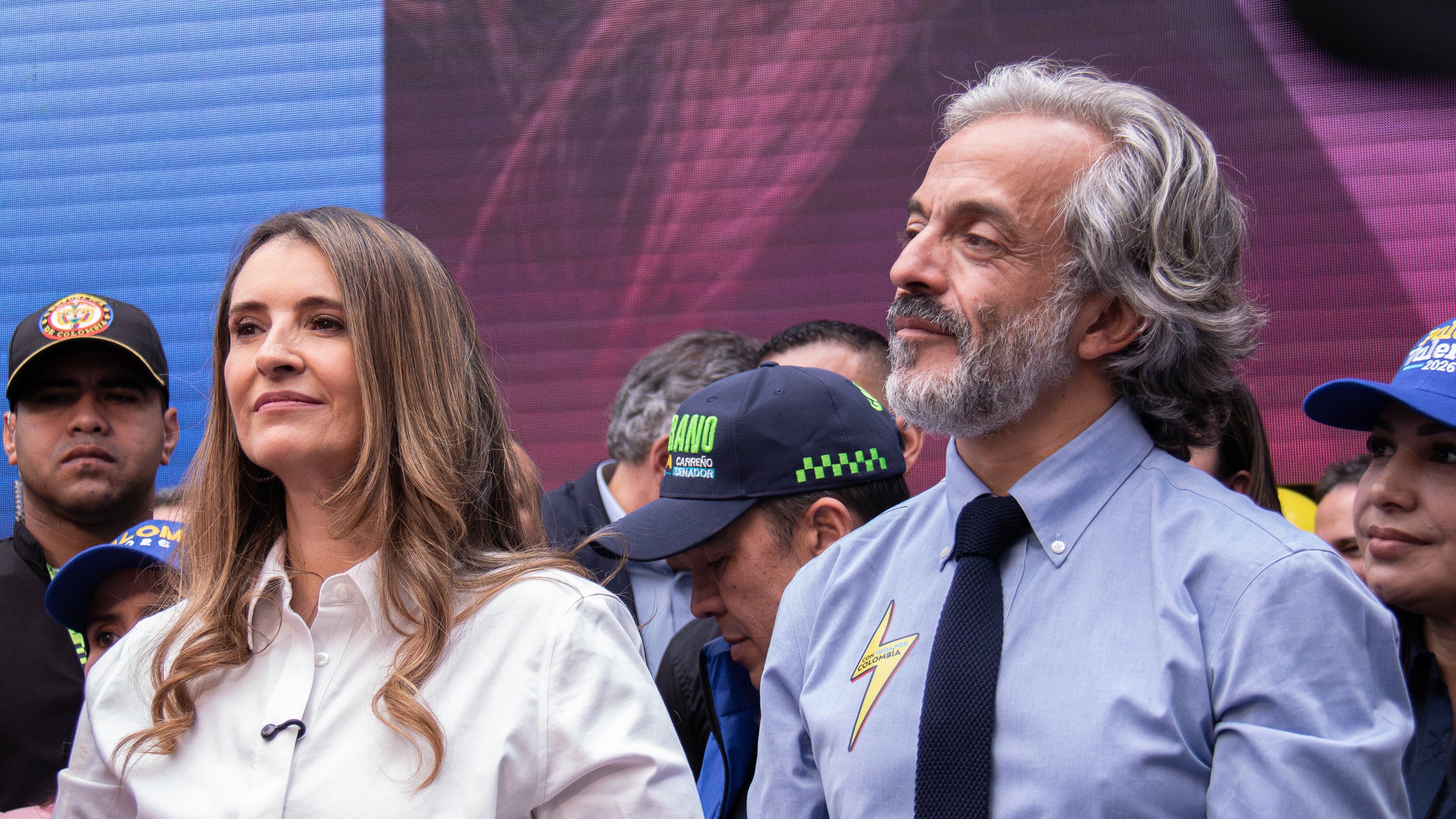 Paloma Valencia y Juan Daniel Oviedo